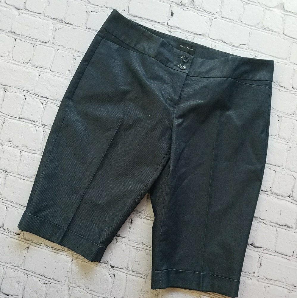 The Limited Drew Fit Long Blue Shorts Sz 8
